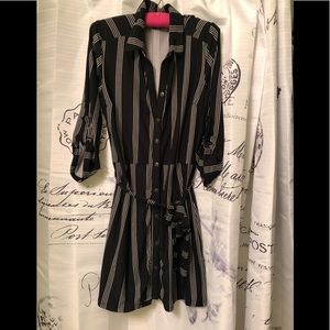 Black and white dress